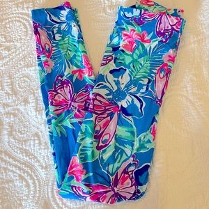 Girls Lilly Pulitzer Full Length Leggings - Size XL (12-14)